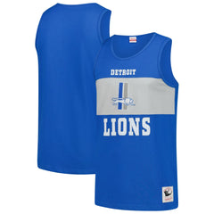 Detroit Lions Retro Colorblock Tank Top - Blue Tops
