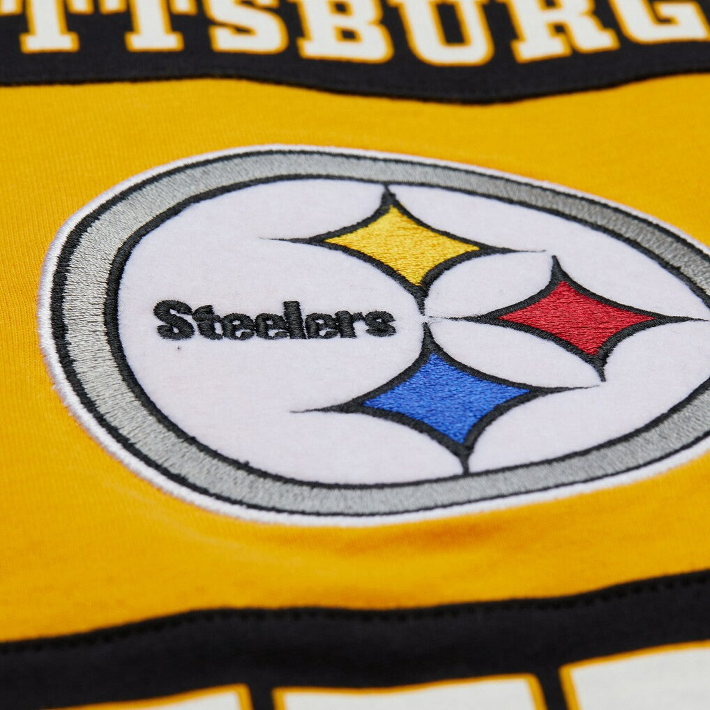 Pittsburgh Steelers Retro Colorblock Tank Top - Black Tops