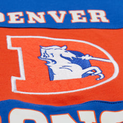 Denver Broncos Retro Colorblock Tank Top - Royal Tops
