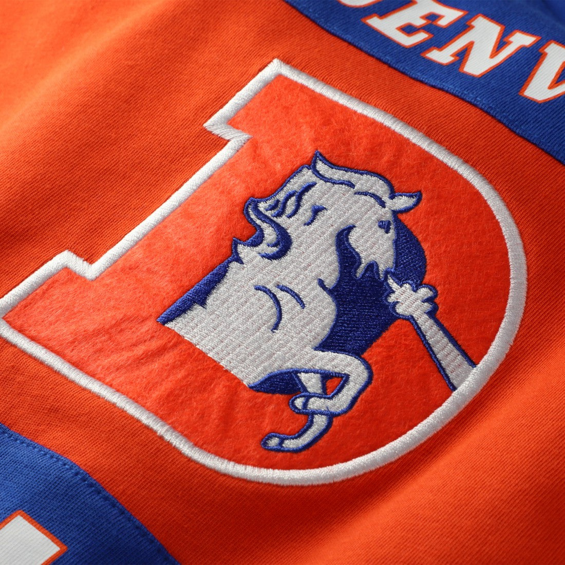 Denver Broncos Retro Colorblock Tank Top - Royal Tops
