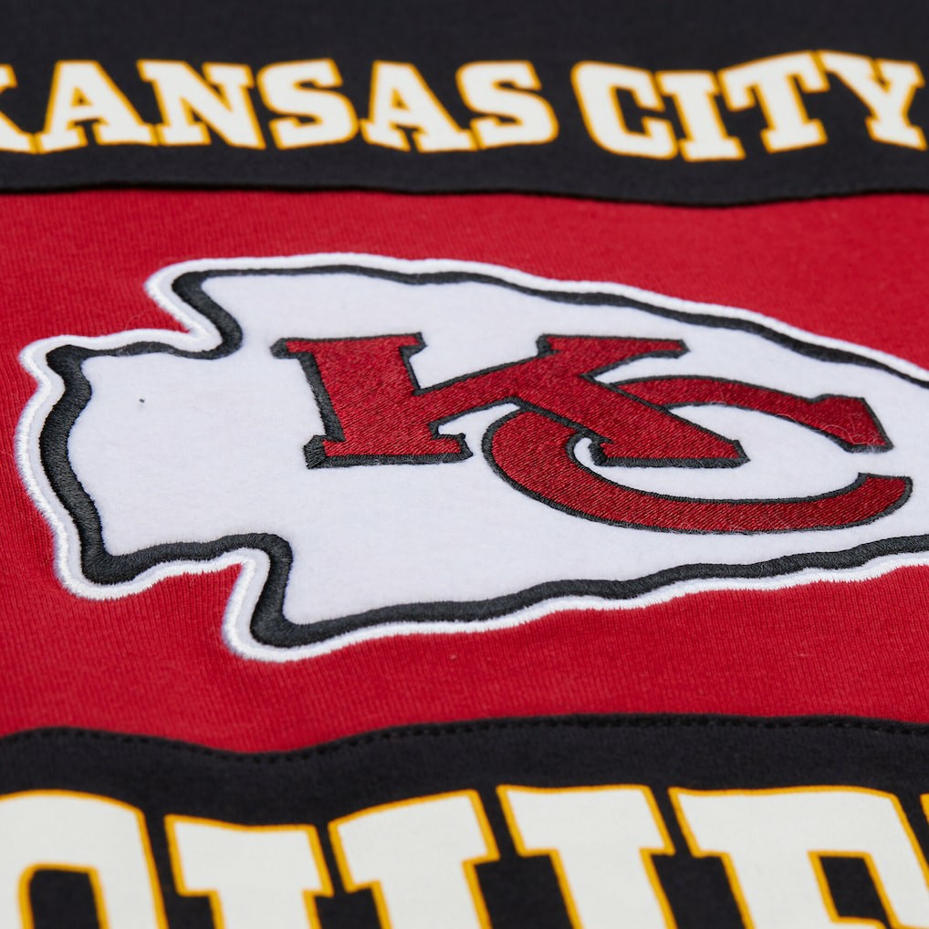 Kansas City Chiefs Retro Colorblock Tank Top - Black Tops