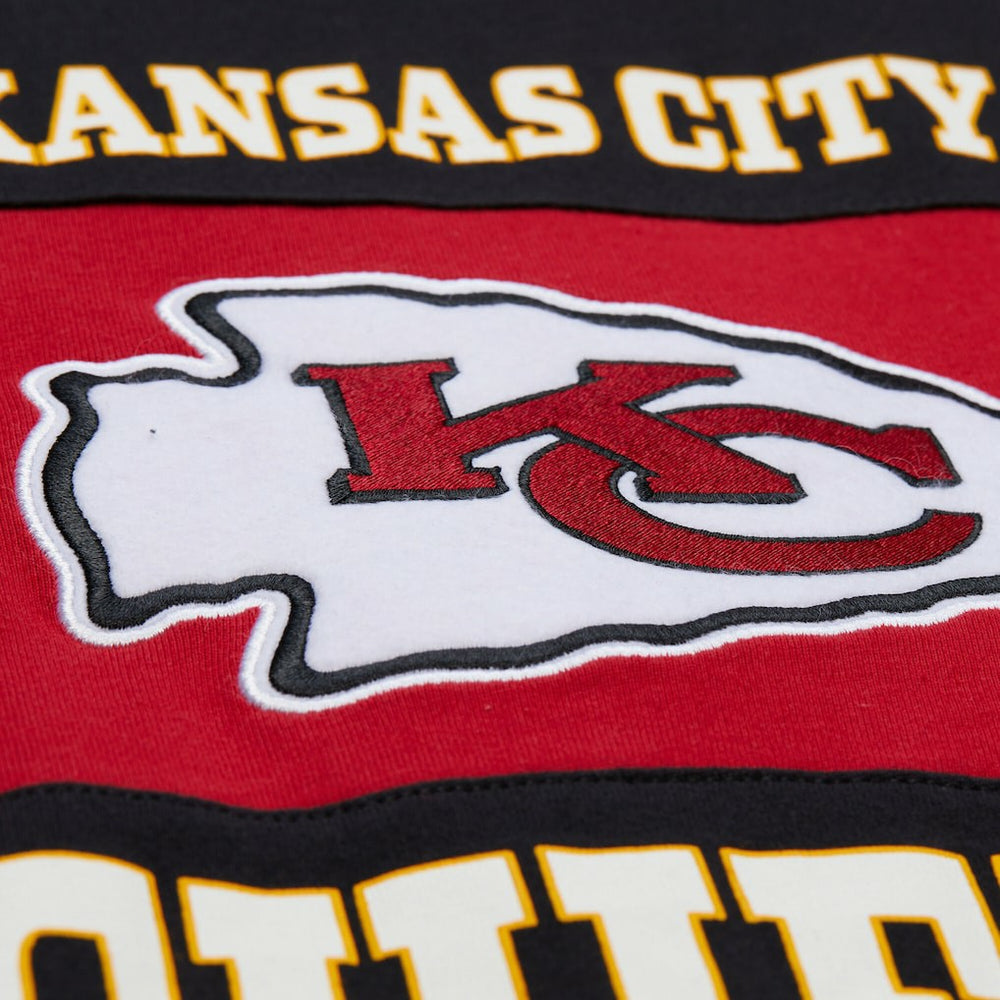 Kansas City Chiefs Retro Colorblock Tank Top - Black Tops