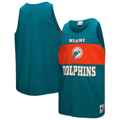Miami Dolphins Retro Colorblock Tank Top - Aqua Tops