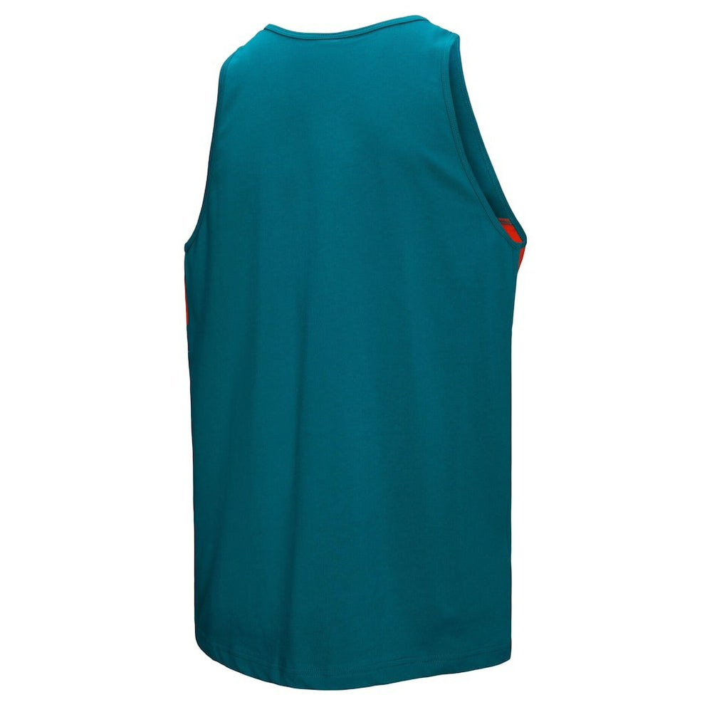 Miami Dolphins Retro Colorblock Tank Top - Aqua Tops