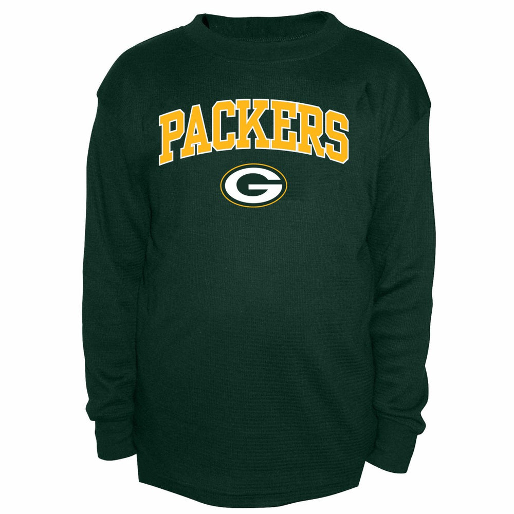 Green Bay Packers Big & Tall Thermal Long Sleeve Crew Neck T-Shirt - Green T-shirts