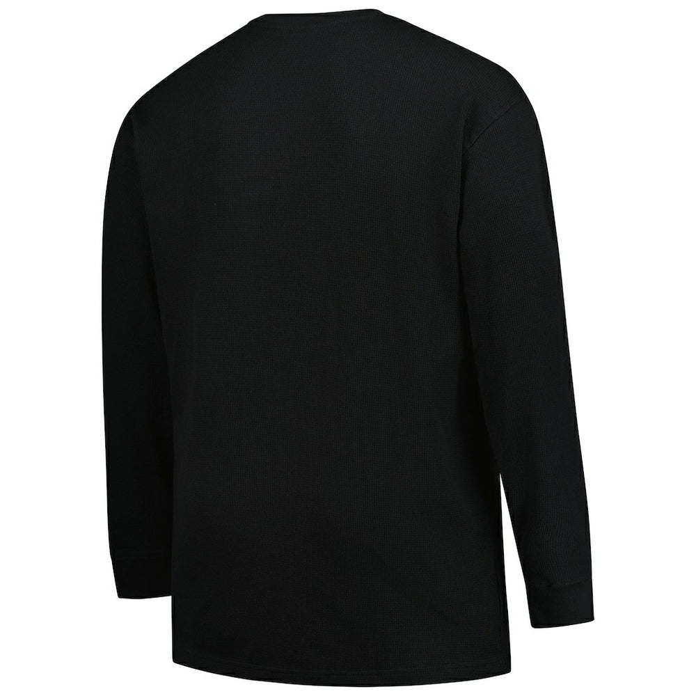 Miami Dolphins Big & Tall Throwback Thermal Long Sleeve T-Shirt - Black T-shirts