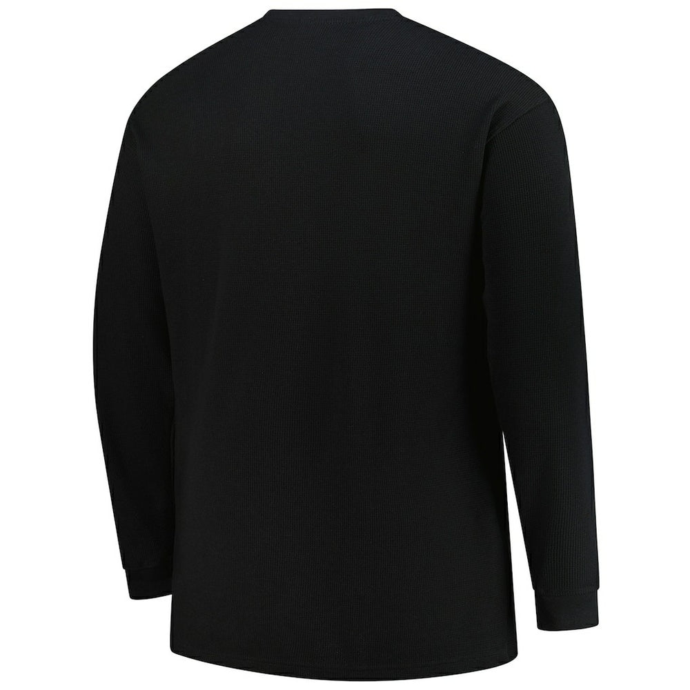 Atlanta Falcons Big & Tall Throwback Thermal Long Sleeve T-Shirt - Black T-shirts