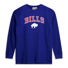 Buffalo Bills Big & Tall Throwback Thermal Long Sleeve T-Shirt - Royal T-shirts