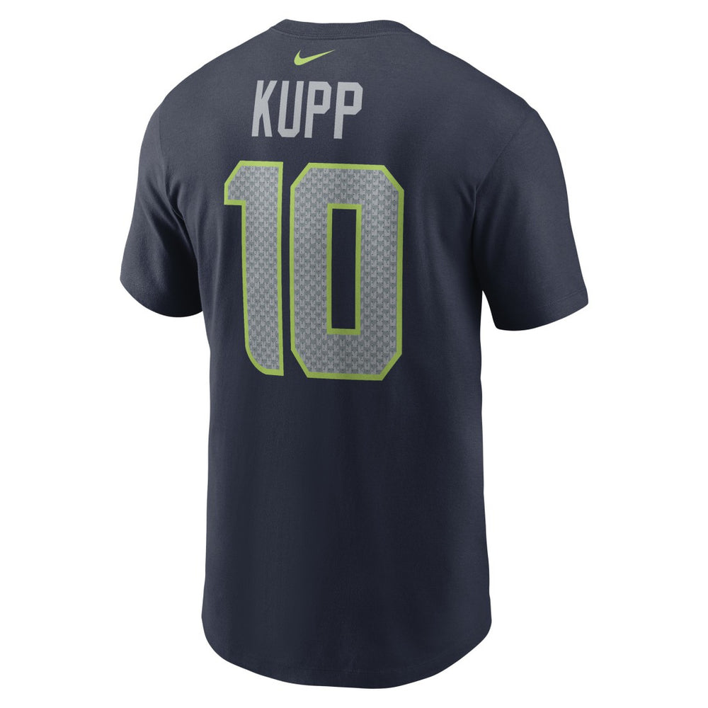 Cooper Kupp Seattle Seahawks Player Name & Number T-Shirt - College Navy T-shirts