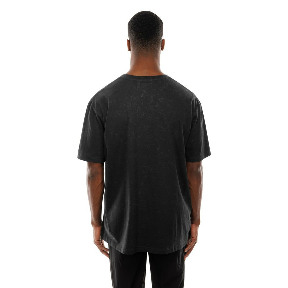 Minnesota Vikings New Era Retro Logo Enzyme Washed Oversized T-Shirt - Black T-shirts