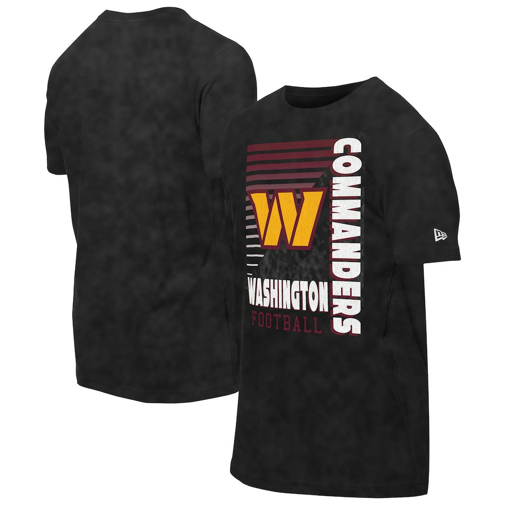 Washington Commanders New Era Enzyme Washed Oversized T-Shirt - Black T-shirts