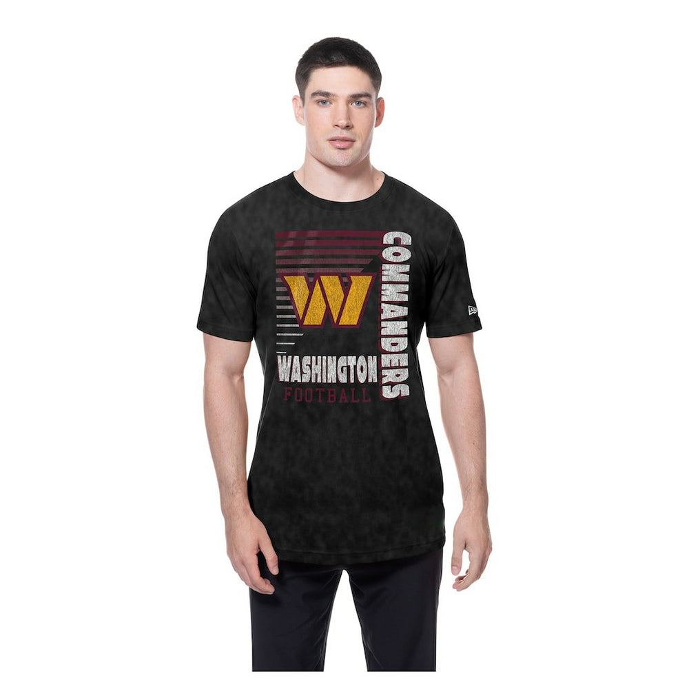 Washington Commanders New Era Enzyme Washed Oversized T-Shirt - Black T-shirts