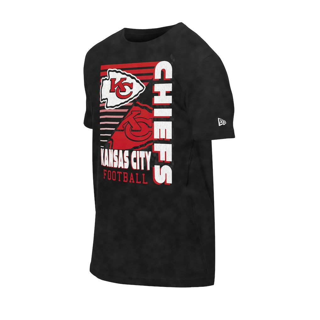 Kansas City Chiefs New Era Enzyme Washed Oversized T-Shirt - Black T-shirts