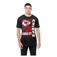 Kansas City Chiefs New Era Enzyme Washed Oversized T-Shirt - Black T-shirts