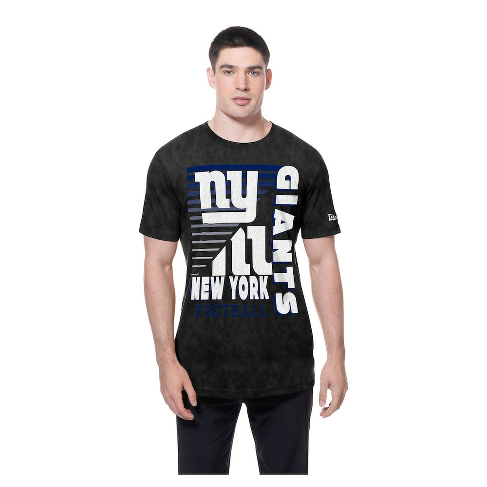 New York Giants New Era Enzyme Washed Oversized T-Shirt - Black T-shirts