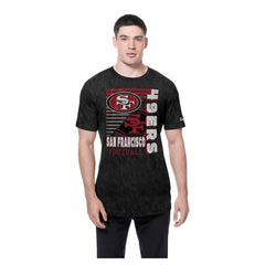 San Francisco 49ers New Era Enzyme Washed Oversized T-Shirt - Black T-shirts