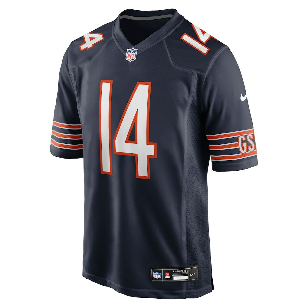 Olamide Zaccheaus Chicago Bears Team Game Jersey - Navy Jerseys