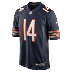 Olamide Zaccheaus Chicago Bears Team Game Jersey - Navy Jerseys