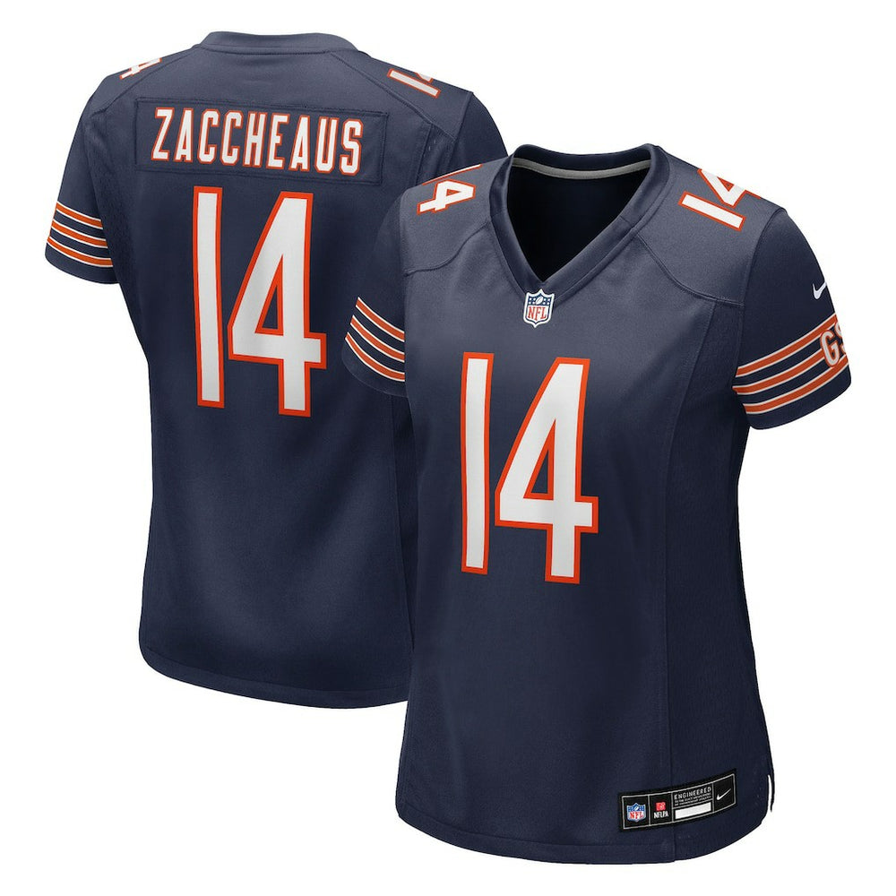 Olamide Zaccheaus Chicago Bears Women's Team Game Jersey - Navy Jerseys
