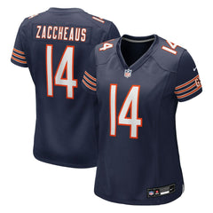 Olamide Zaccheaus Chicago Bears Women's Team Game Jersey - Navy Jerseys