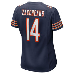 Olamide Zaccheaus Chicago Bears Women's Team Game Jersey - Navy Jerseys