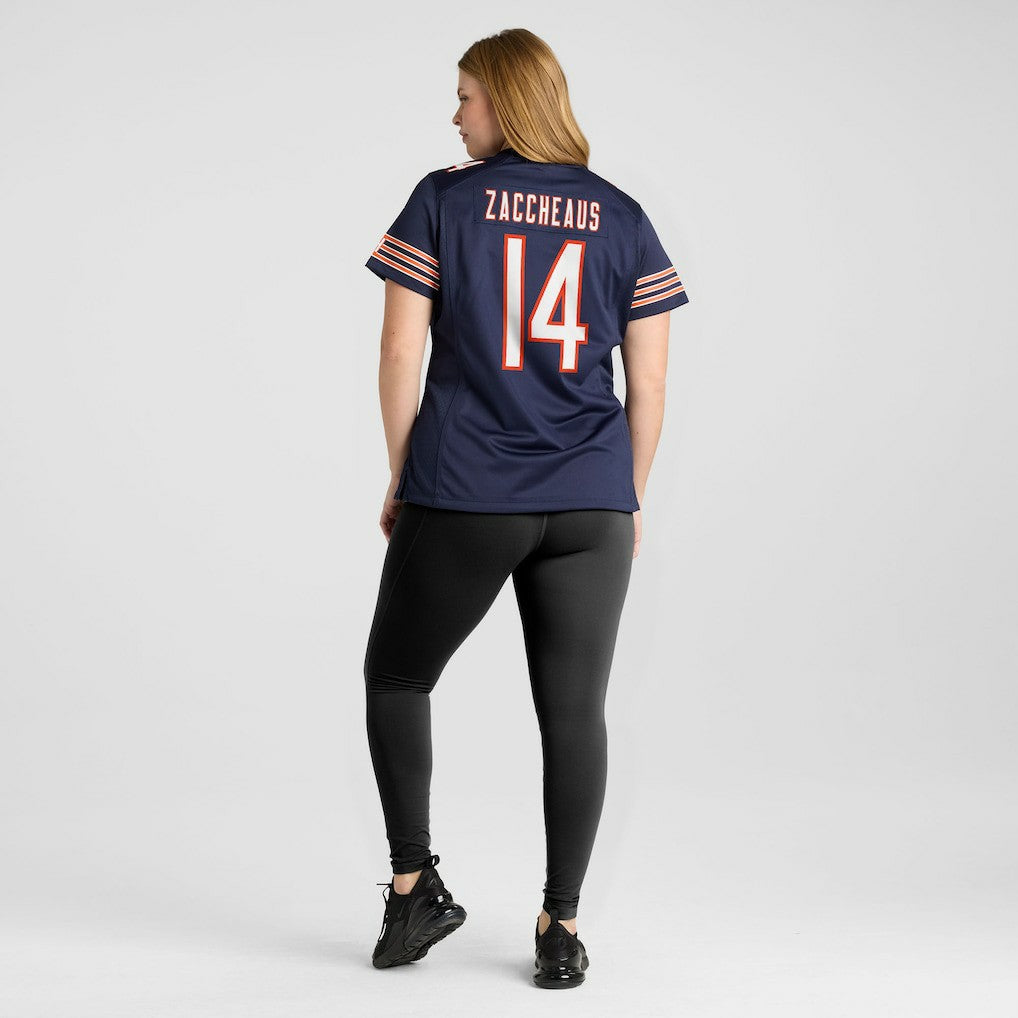 Olamide Zaccheaus Chicago Bears Women's Team Game Jersey - Navy Jerseys