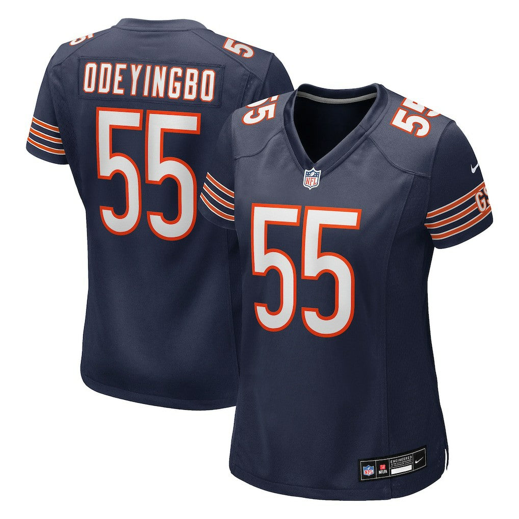 Dayo Odeyingbo Chicago Bears Women's Team Game Jersey - Navy Jerseys