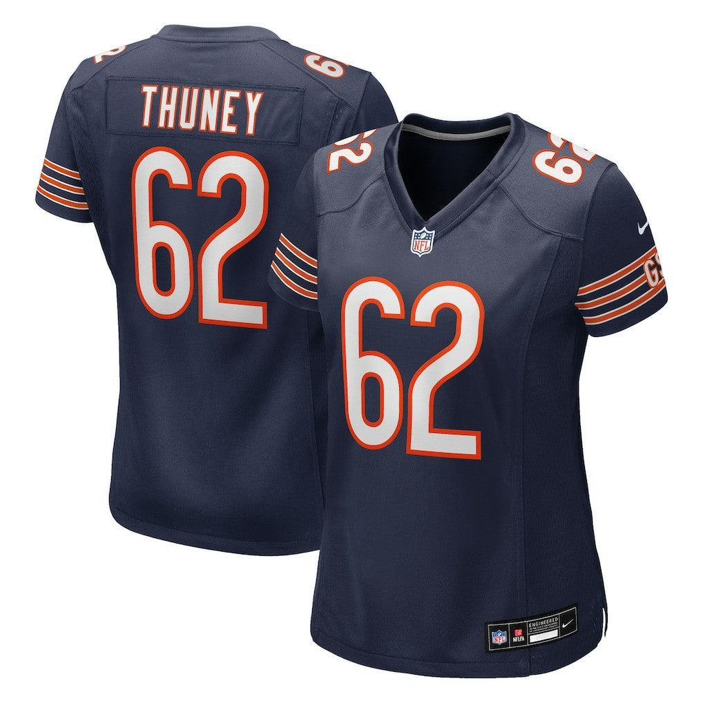Joe Thuney Chicago Bears Women's Team Game Jersey - Navy Jerseys