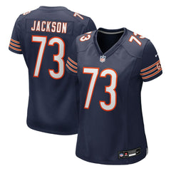 Jonah Jackson Chicago Bears Women's Team Game Jersey - Navy Jerseys