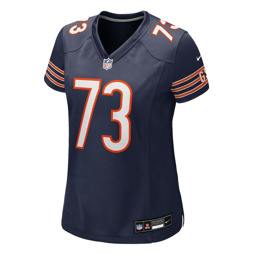 Jonah Jackson Chicago Bears Women's Team Game Jersey - Navy Jerseys
