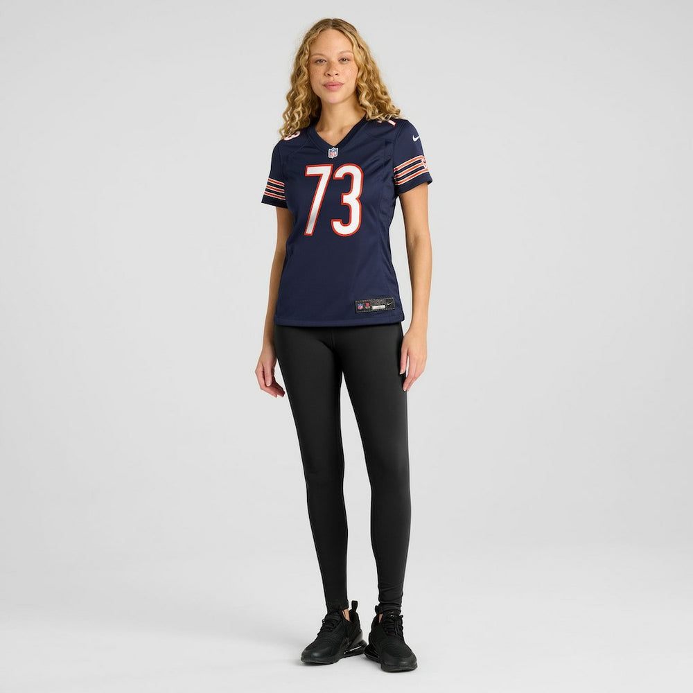 Jonah Jackson Chicago Bears Women's Team Game Jersey - Navy Jerseys
