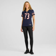 Jonah Jackson Chicago Bears Women's Team Game Jersey - Navy Jerseys