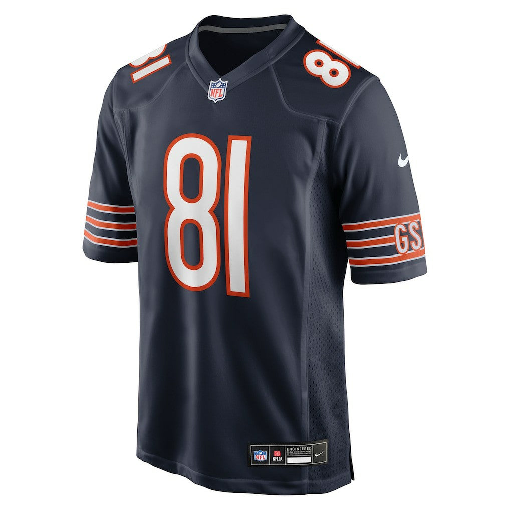 Durham Smythe Chicago Bears Team Game Jersey - Navy Jerseys