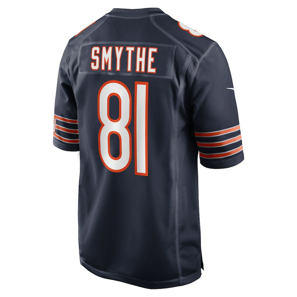 Durham Smythe Chicago Bears Team Game Jersey - Navy Jerseys