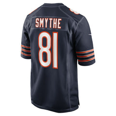 Durham Smythe Chicago Bears Team Game Jersey - Navy Jerseys