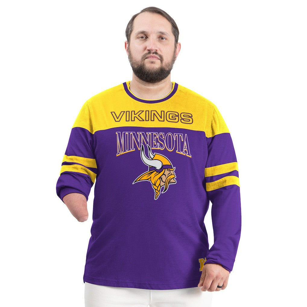 Minnesota Vikings G-III Sports by Carl Banks Adaptive Outlast Long Sleeve T-Shirt - Purple/Gold T-shirts