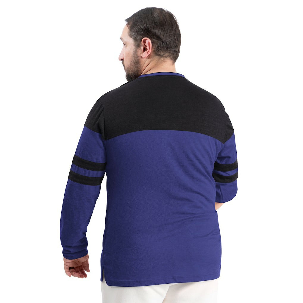 Baltimore Ravens G-III Sports by Carl Banks Adaptive Outlast Long Sleeve T-Shirt - Purple/Black T-shirts