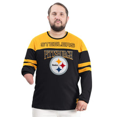 Pittsburgh Steelers G-III Sports by Carl Banks Adaptive Outlast Long Sleeve T-Shirt - Black/Gold T-shirts
