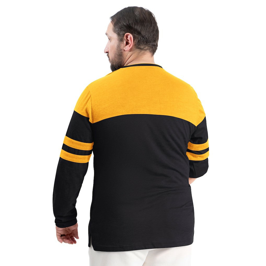 Pittsburgh Steelers G-III Sports by Carl Banks Adaptive Outlast Long Sleeve T-Shirt - Black/Gold T-shirts