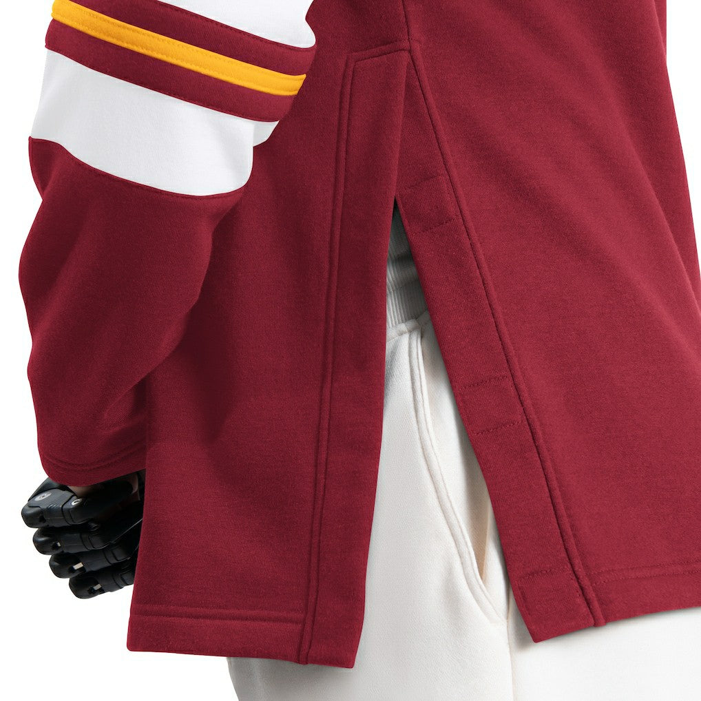 Washington Commanders G-III Sports by Carl Banks Adaptive Lord Stanley Crewneck Sweatshirt - Burgundy Sweatshirts