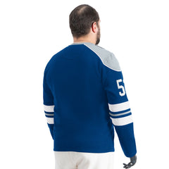 Indianapolis Colts G-III Sports by Carl Banks Adaptive Lord Stanley Crewneck Sweatshirt - Royal Sweatshirts