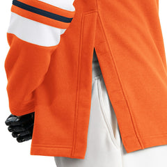 Denver Broncos G-III Sports by Carl Banks Adaptive Lord Stanley Crewneck Sweatshirt - Orange Sweatshirts