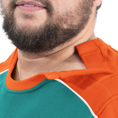 Miami Dolphins G-III Sports by Carl Banks Adaptive Lord Stanley Crewneck Sweatshirt - Aqua Sweatshirts