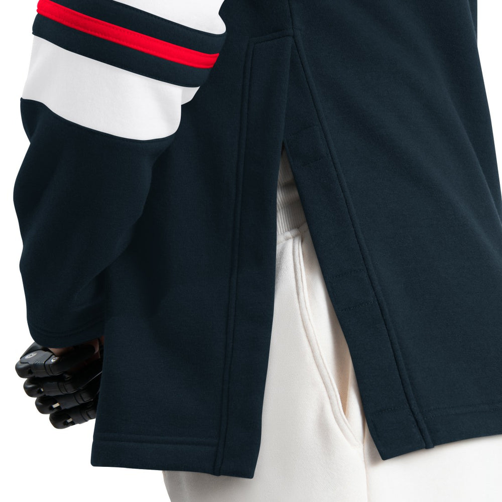 Houston Texans G-III Sports by Carl Banks Adaptive Lord Stanley Crewneck Sweatshirt - Navy Sweatshirts