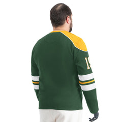 Green Bay Packers G-III Sports by Carl Banks Adaptive Lord Stanley Crewneck Sweatshirt - Green Sweatshirts