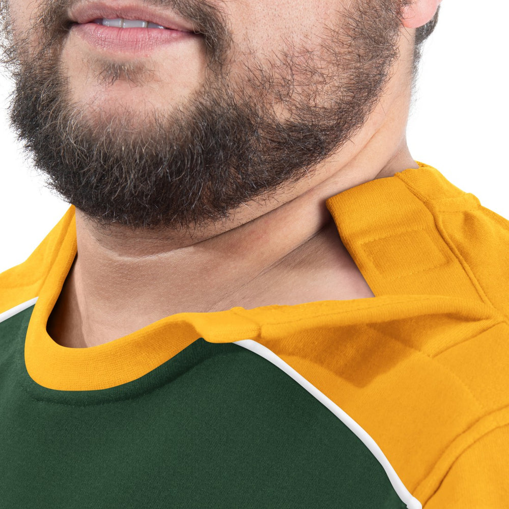 Green Bay Packers G-III Sports by Carl Banks Adaptive Lord Stanley Crewneck Sweatshirt - Green Sweatshirts