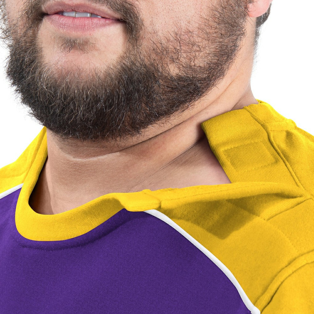 Minnesota Vikings G-III Sports by Carl Banks Adaptive Lord Stanley Crewneck Sweatshirt - Purple Sweatshirts