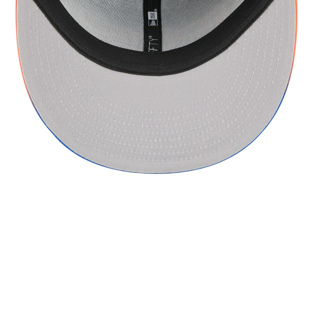 New York Knicks Jersey Hook Statement Edition 9FIFTY Snapback Hat Black/Blue - New Era