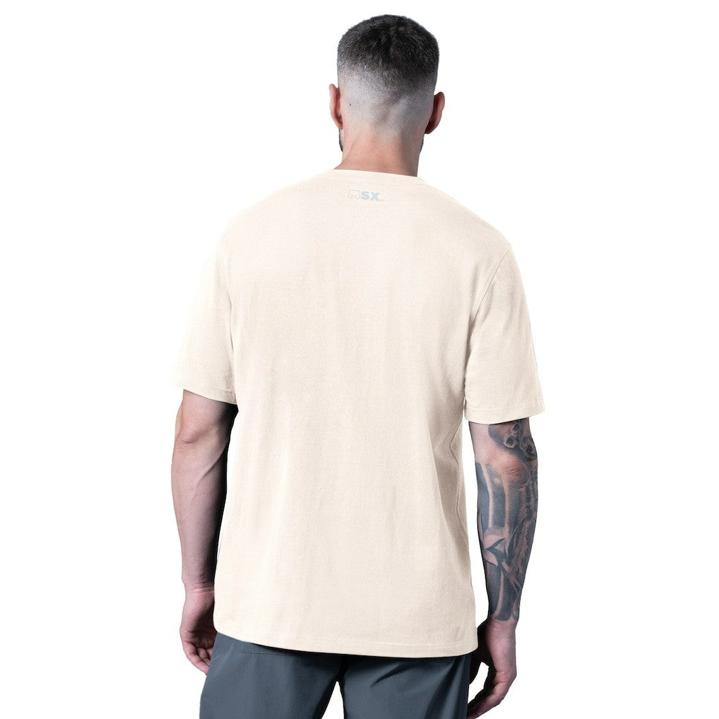 New York Jets MSX by Michael Strahan Whiteout Vintage T-Shirt - White T-shirts