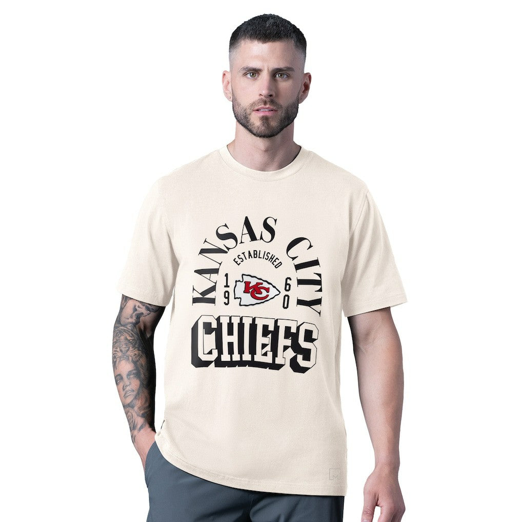 Kansas City Chiefs MSX by Michael Strahan Whiteout Vintage T-Shirt - White T-shirts